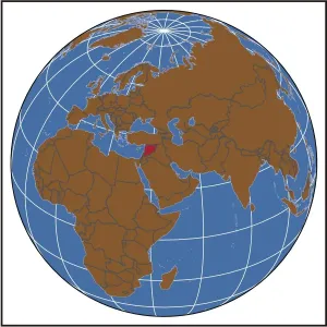 Syria Locator Map Print (2012 Edition) - Reference Maps
