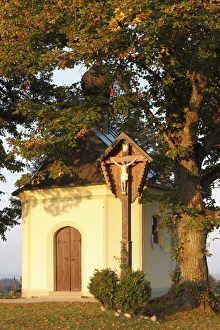Maria-Dank-Kapelle, Marys Chapel, on Fuerst-Tegernberg mountain near Degerndorf, Muensing Maria-Dank-Kapelle, Marys Chapel, on Fuerst-Tegernberg mountain near Degerndorf, Muensing