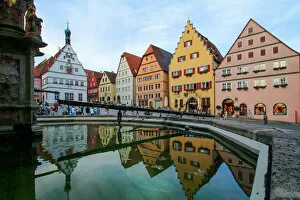 Frans Sellies Gallery: The market square of Rothenburg ob der Tauber, Germany