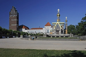 Mathildenhoehe, Darmstadt, Hesse, Germany, Europe Mathildenhoehe, Darmstadt, Hesse, Germany, Europe