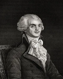 Images Dated 6th March 2011: Maximilien Robespierre (Sepia toned)
