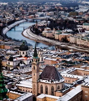 UNESCO World Heritage Premium Framed Print Collection: Salzburg, Austria