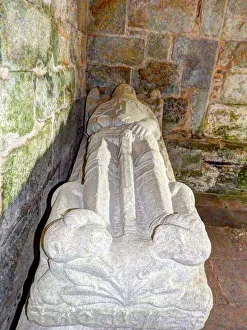 Medieval stone sarcophagus Medieval stone sarcophagus