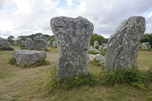 Menhirs near Erdeven, Departement Morbihan, Brittany, France Menhirs near Erdeven, Departement Morbihan, Brittany, France