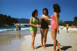 Retro Swimwear Fashion Prints: Acapulco, Mexico