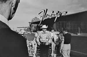 Flamingo Hotel & Casino Print, Las Vegas Strip circa 1955