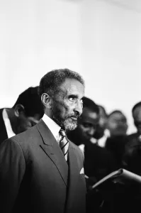 Haile Selassie Attends A Reception In Kingston Jamaica Print