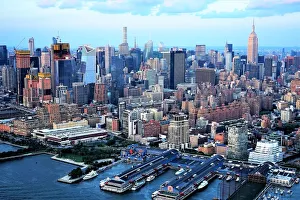 Abstract aerial art prints/jerry trudell aerial photography/midtown manhattan chelsea piers Abstract aerial art prints/jerry trudell aerial photography/midtown manhattan chelsea piers