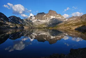 Images Dated 28th July 2009: Mirror-like reflections of mighty peaks in an alpine lake