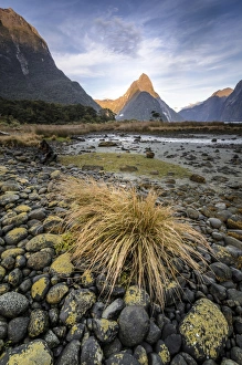 Mitre Peak, Fiordland National Park, Milford Sound, South Island, New Zealand Mitre Peak, Fiordland National Park, Milford Sound, South Island, New Zealand