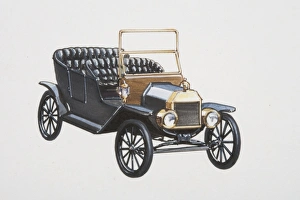Model T Gallery: Model T Ford car, front view