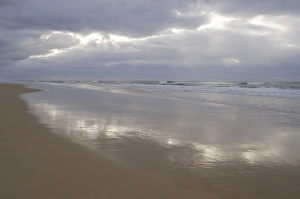 Morning on the east coast of Fraser, Iceland, Australia Morning on the east coast of Fraser, Iceland, Australia