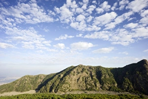 Morning mood on the summit of Mt. Vesuvius, solidified lava from an eruption in 1944 Morning mood on the summit of Mt. Vesuvius, solidified lava from an eruption in 1944