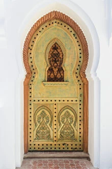 Geometric Gallery: Moroccan door