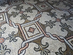 Detail of Mosaic Floor in Basilica San Vitale, Ravenna, Italy Detail of Mosaic Floor in Basilica San Vitale, Ravenna, Italy