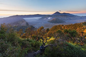 Mount Bromo from the Pinajakan view point Mount Bromo from the Pinajakan view point