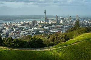 Mount eden and Auckland city, New Zealand Mount eden and Auckland city, New Zealand