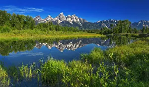 <b class=qtipBold><figcaption>Mountain fairytale</figcaption></b><br>A beautiful summer scene at Schwabacher's Landing in Grand Teton National Park, Wyoming.<br><em>© 2014 Chase Dekker Wild-Life Images</em> Mountain fairytale