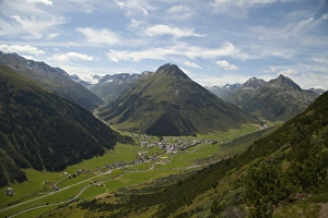 Mountain landscape, Galtur, Paznauntal valley, Tyrol, Austria Mountain landscape, Galtur, Paznauntal valley, Tyrol, Austria