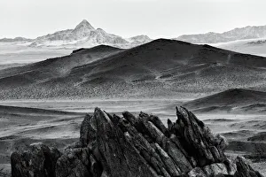 Mountain peak near Altai mountains, Mongolia Mountain peak near Altai mountains, Mongolia