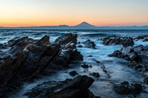 Mt. Fuji in Miura coastline