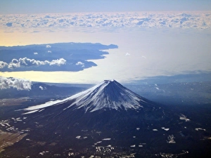Mt, Fuji in winter, World heritage