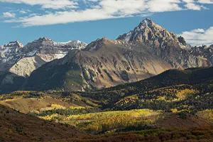 Mt Sneffels and autumn sunset, San Juan Mountains, Colorado, USA Mt Sneffels and autumn sunset, San Juan Mountains, Colorado, USA