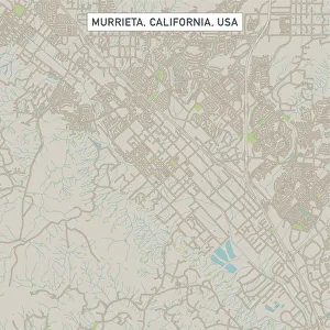 Murrieta California US City Street Map