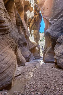 Narrow Slot Canyon, Grand Staircase-Escalante, Bureau of Land Management, Utah, USA Narrow Slot Canyon, Grand Staircase-Escalante, Bureau of Land Management, Utah, USA