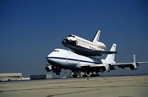 NASA Boeing Space Shuttle and Boeing 747 Carrier Aircraft NASA Boeing Space Shuttle and Boeing 747 Carrier Aircraft