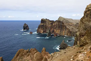 Nature reserve with steep cliffs on the volcanic peninsula of Ponta de Sao Lourenco Nature reserve with steep cliffs on the volcanic peninsula of Ponta de Sao Lourenco