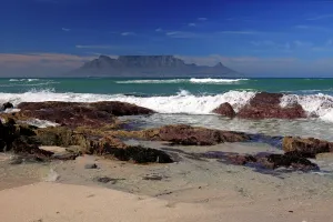 Cape Town Prints: Bloubergstrand Print with Table Mountain