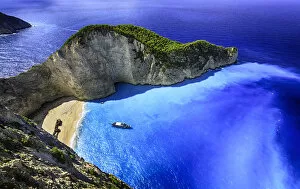 Greece Gallery: Navagio Beach (Shipwreck Beach), Zakynthos island, Greece. ProPhoto RGB