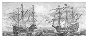 Naval ship Great Harry english warship of Queen Elizabeth I illustration Naval ship Great Harry english warship of Queen Elizabeth I illustration
