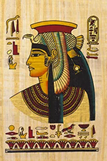 <b class=qtipBold><figcaption>Nefertiti</figcaption></b><br>Queen Nefertiti - Egyptian antique apyrus with elements of egyptian ancient historySee more EGYPT images here:<br><em>© ewg3D</em> Nefertiti