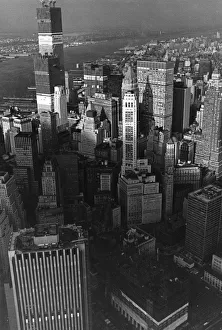 <b class=qtipBold><figcaption>New York</figcaption></b><br>1971: The skyscrapers of New York with the World Trade Center (World Trade Centre) under construction, and the Hudson river in the background. (Photo by A. Vine/Express/Getty Images)<br><em>© This content is subject to copyright.</em> New York