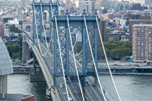 New York City - Manhattan Bridge - Close-up New York City - Manhattan Bridge - Close-up