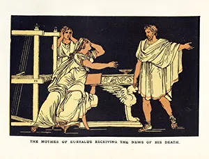 <b class=qtipBold><figcaption>News of Euryalus death</figcaption></b><br>Mother of Euryalus receiving the news of his death a scene from Virgil's Aeneid.<br><em>© duncan1890</em> News of Euryalus death
