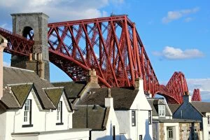 North Queensferry with the beautiful Forth bridge