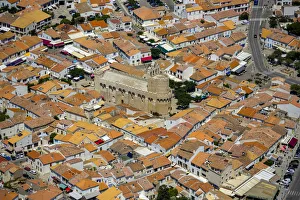 Notre-Dame-de-la-Mer Church, city centre, Saintes-Maries-de-la-Mer, Camargue, Provence-Alpes-Cote dAzur, France Notre-Dame-de-la-Mer Church, city centre, Saintes-Maries-de-la-Mer, Camargue, Provence-Alpes-Cote dAzur, France