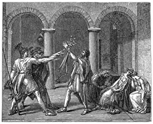 Oath of the Horatii by Jacques-Louis David Oath of the Horatii by Jacques-Louis David