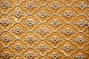 Detail of of a carved wall of a palace, Chowmahalla Palace, Hyderabad, Andhra Pradesh Detail of of a carved wall of a palace, Chowmahalla Palace, Hyderabad, Andhra Pradesh