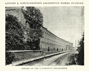 Office of the Locomotive Department, Crewe, England, 1892 Office of the Locomotive Department, Crewe, England, 1892