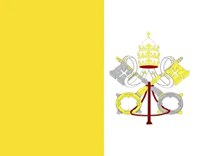 Official national flag of the Holy See, Vatican City Official national flag of the Holy See, Vatican City