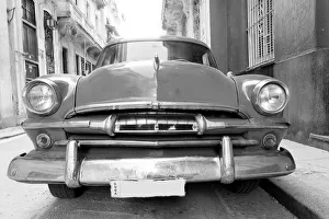 Old american car on beautiful street of Havana, Cuba Old american car on beautiful street of Havana, Cuba