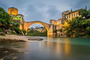 The Old Bridge in Mostar, Bosnia and Herzegovina The Old Bridge in Mostar, Bosnia and Herzegovina