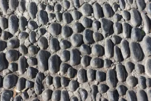 Old cobblestoned road in the historic town centre of Funchal, Santa Luzia, Funchal Old cobblestoned road in the historic town centre of Funchal, Santa Luzia, Funchal