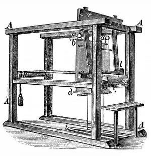 Old handcraft , textile manufacture machines Old handcraft , textile manufacture machines