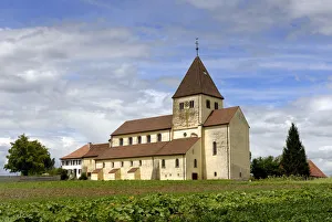 the old roman St. Georg church on the isle of reichenau, Baden-Wuerttemberg, Deutschland the old roman St. Georg church on the isle of reichenau, Baden-Wuerttemberg, Deutschland