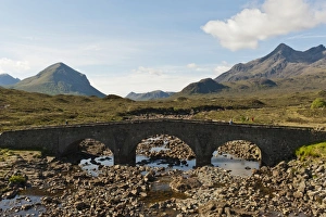 Old Stone Bridge, Sligachan, Cuillin Hills, Isle of Skye, Inner Hebrides, Scotland Old Stone Bridge, Sligachan, Cuillin Hills, Isle of Skye, Inner Hebrides, Scotland